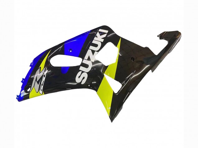 Migliori Carena Moto Suzuki GSXR 600 / GSXR 750 2001-2003 - Blu Giallo Nero Lucido