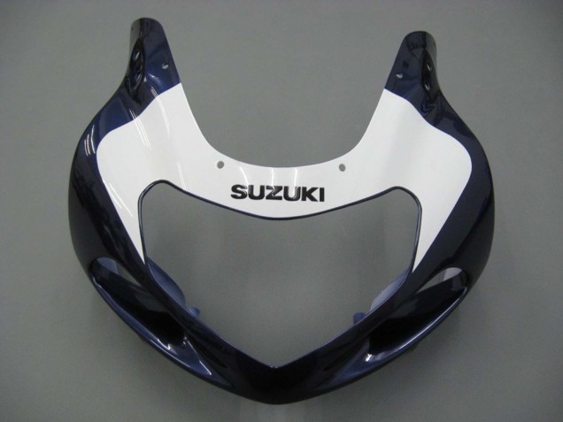 Migliori Carena Moto Suzuki GSXR 600 / GSXR 750 2001-2003 - Blu Bianco Nero Lucido Rosso