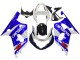 Migliori Carena Moto Suzuki GSXR 600 / GSXR 750 2001-2003 - Bianco Blu Nero Lucido Rosso
