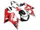 Migliori Carena Moto Suzuki GSXR 600 / GSXR 750 2001-2003 - Rosso Bianco Nero Lucido