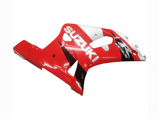 Migliori Carena Moto Suzuki GSXR 600 / GSXR 750 2001-2003 - Rosso Bianco Nero Lucido