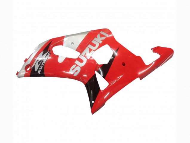 Migliori Carena Moto Suzuki GSXR 600 / GSXR 750 2001-2003 - Rosso Bianco Nero Lucido