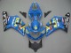 Migliori Carena Moto Suzuki GSXR 600 / GSXR 750 2001-2003 - Blu Giallo Nero Motul Rizla