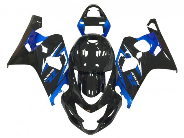 Migliori Carena Moto Suzuki GSXR 600 / GSXR 750 2004-2005 - Nero Lucido Blu