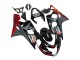 Migliori Carena Moto Suzuki GSXR 600 / GSXR 750 2004-2005 - Nero Grigio Rosso