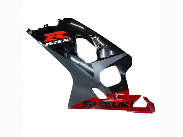 Migliori Carena Moto Suzuki GSXR 600 / GSXR 750 2004-2005 - Nero Grigio Rosso