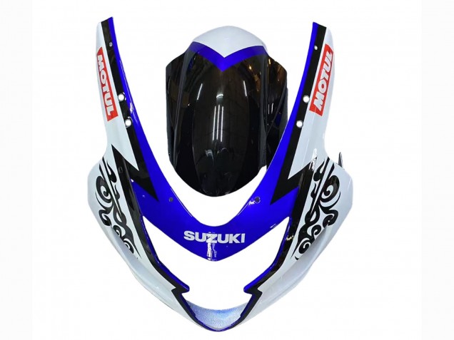 Migliori Carena Moto Suzuki GSXR 600 / GSXR 750 2004-2005 - Bianco Blu Nero Corona Motul