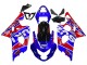 Migliori Carena Moto Suzuki GSXR 600 / GSXR 750 2004-2005 - Blu Rosso Nero Motul Dunlop