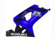 Migliori Carena Moto Suzuki GSXR 600 / GSXR 750 2004-2005 - Blu Nero Bianco Decal