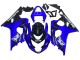 Migliori Carena Moto Suzuki GSXR 600 / GSXR 750 2004-2005 - Blu Nero Bianco Decal