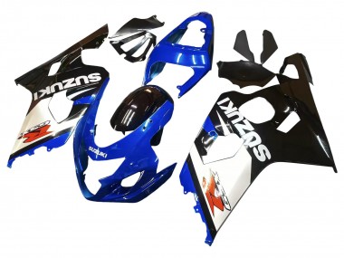 Migliori Carena Moto Suzuki GSXR 600 / GSXR 750 2004-2005 - Blu Bianco Nero