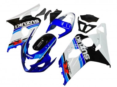 Migliori Carena Moto Suzuki GSXR 600 / GSXR 750 2004-2005 - Bianco Blu Nero Rosso