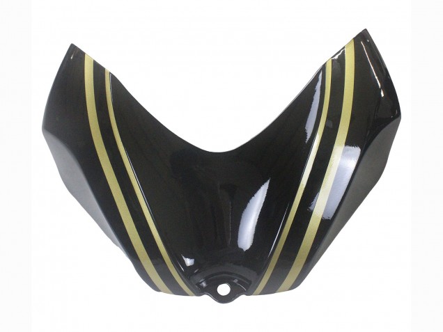 Migliori Carena Moto Suzuki GSXR 600 / GSXR 750 2006-2007 - Nero Lucido Oro Banda