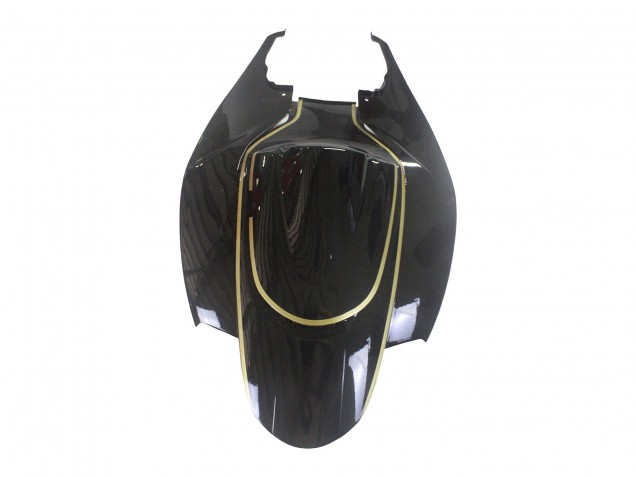 Migliori Carena Moto Suzuki GSXR 600 / GSXR 750 2006-2007 - Nero Lucido Oro Banda