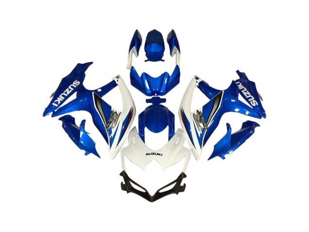Migliori Carena Moto Suzuki GSXR 600 / GSXR 750 2006-2007 - Bianco Blu