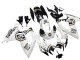 Migliori Carena Moto Suzuki GSXR 600 / GSXR 750 2006-2007 - Bianco Nero Lucky Strike Motul