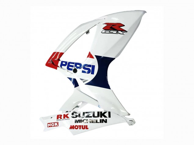 Migliori Carena Moto Suzuki GSXR 600 / GSXR 750 2006-2007 - Bianco Rosso Giallo Motul