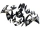 Migliori Carena Moto Suzuki GSXR 600 / GSXR 750 2006-2007 - Nero Lucido Bianco Motul Lucky Strike