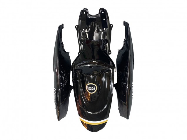 Migliori Carena Moto Suzuki GSXR 600 / GSXR 750 2006-2007 - Nero Lucido Bianco Motul Lucky Strike