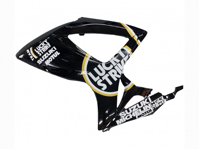 Migliori Carena Moto Suzuki GSXR 600 / GSXR 750 2006-2007 - Nero Lucido Bianco Motul Lucky Strike