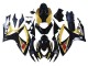 Migliori Carena Moto Suzuki GSXR 600 / GSXR 750 2006-2007 - Oro Nero Lucido Rosso