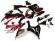 Migliori Carena Moto Suzuki GSXR 600 / GSXR 750 2006-2007 - Rosso Bianco Nero Giallo