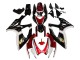 Migliori Carena Moto Suzuki GSXR 600 / GSXR 750 2006-2007 - Rosso Bianco Nero Giallo