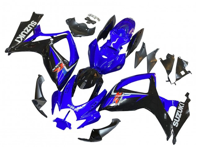 Migliori Carena Moto Suzuki GSXR 600 / GSXR 750 2006-2007 - Blu Nero Rosso