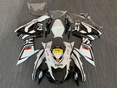 Migliori Carena Moto Suzuki GSXR 600 / GSXR 750 2008-2010 - Bianco Giallo Nero Tyco