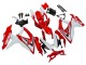 Migliori Carena Moto Suzuki GSXR 600 / GSXR 750 2008-2010 - Bianco Rosso Nero