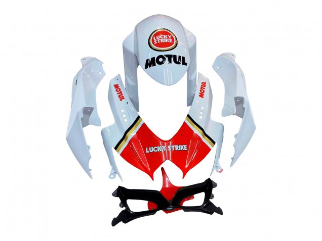 Migliori Carena Moto Suzuki GSXR 600 / GSXR 750 2008-2010 - Bianco Rosso Motul Lucky Strike
