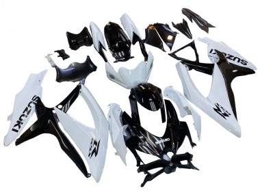 Migliori Carena Moto Suzuki GSXR 600 / GSXR 750 2008-2010 - Bianco Nero