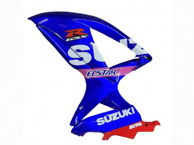 Migliori Carena Moto Suzuki GSXR 600 / GSXR 750 2008-2010 - Bianco Blu Rosa Ecstar Motul