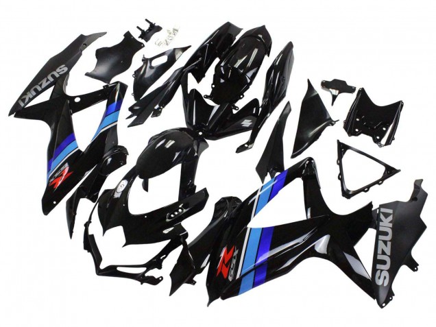 Migliori Carena Moto Suzuki GSXR 600 / GSXR 750 2008-2010 - Nero Lucido Blu