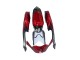 Migliori Carena Moto Suzuki GSXR 600 / GSXR 750 2008-2010 - Rosso Nero Lucido