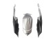 Migliori Carena Moto Suzuki GSXR 600 / GSXR 750 2008-2010 - Argento Nero Opaco