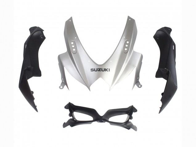 Migliori Carena Moto Suzuki GSXR 600 / GSXR 750 2008-2010 - Argento Nero Opaco