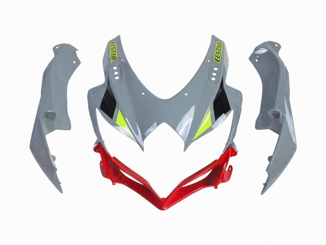 Migliori Carena Moto Suzuki GSXR 600 / GSXR 750 2008-2010 - Grigio Giallo Rosso
