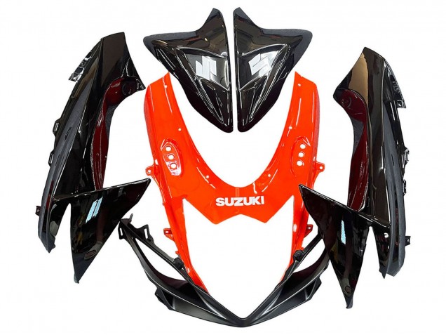 Migliori Kit Carena Moto Completo Suzuki GSXR 600 / GSXR 750 2011-2024 - Rosso Nero Lucido