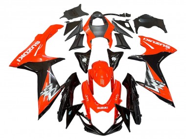 Migliori Kit Carena Moto Completo Suzuki GSXR 600 / GSXR 750 2011-2024 - Rosso Nero Lucido