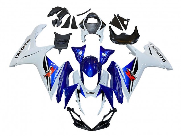 Migliori Carena Moto Suzuki GSXR 600 / GSXR 750 2011-2024 - Bianco Blu Rosso