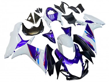 Migliori Carena Moto Suzuki GSXR 600 / GSXR 750 2011-2024 - Blu Viola Bianco