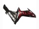 Migliori Carena Moto Suzuki GSXR 600 / GSXR 750 2011-2024 - Nero Lucido Rosso Fiamma