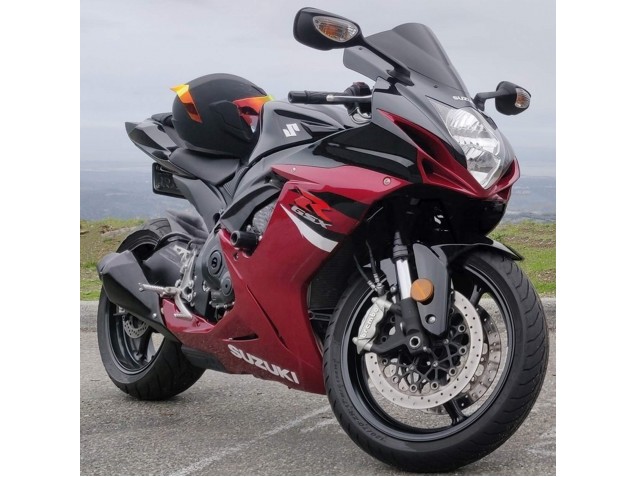 Migliori Kit Carena Moto ABS Suzuki GSXR 600 / GSXR 750 2011-2024 - Rosso Nero Lucido