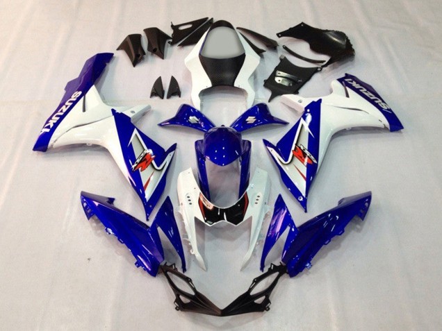 Migliori Carena Moto Suzuki GSXR 600 / GSXR 750 2011-2024 - Blu Bianco