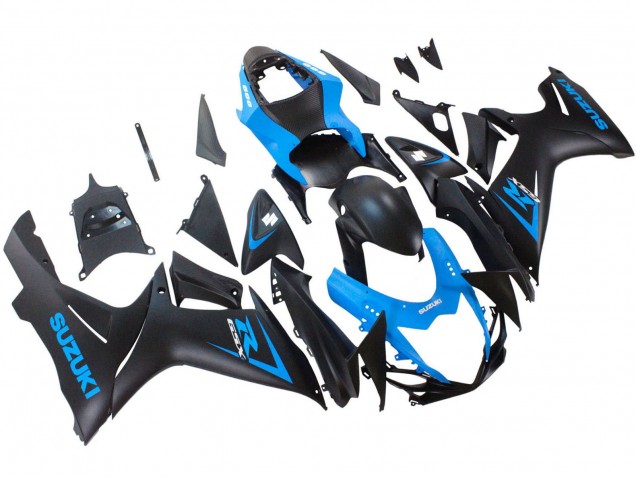 Migliori Carena Moto Suzuki GSXR 600 / GSXR 750 2011-2024 - Blu Nero Opaco