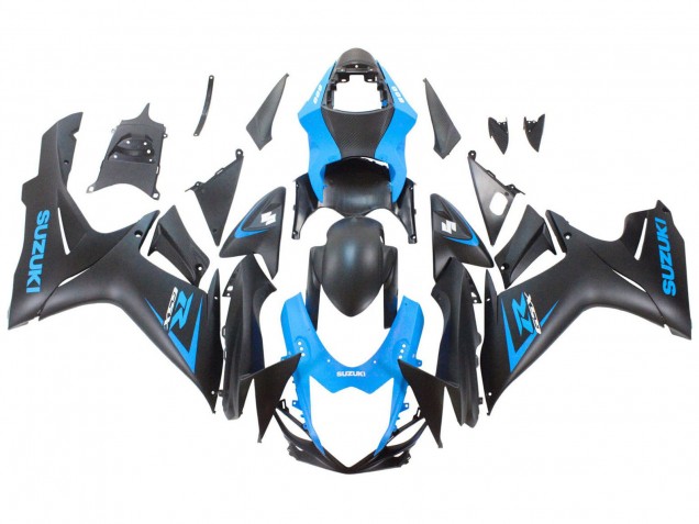 Migliori Carena Moto Suzuki GSXR 600 / GSXR 750 2011-2024 - Blu Nero Opaco