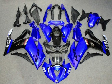 Migliori Carena Moto Yamaha YZF R3/R25 2015-2018 - Blu Nero Lucido
