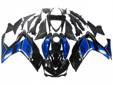 Migliori Carena Moto Yamaha YZF R3/R25 2015-2018 - Blu Nero Lucido