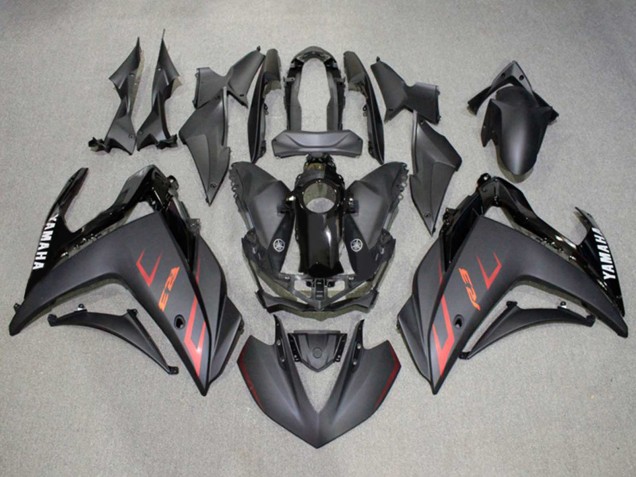 Migliori Carena Moto Yamaha YZF R3/R25 2015-2018 - Nero Lucido Nero Opaco Rosso